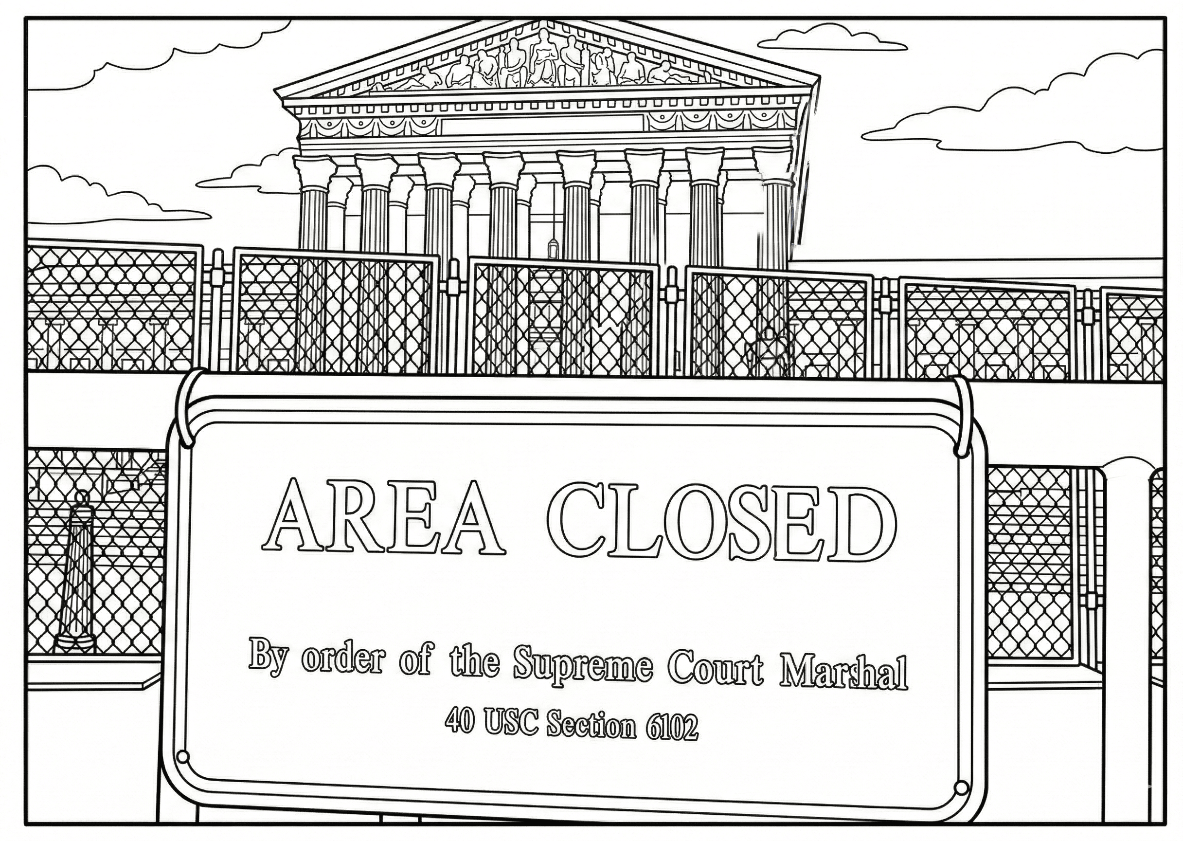 The Supreme Court Barricades
