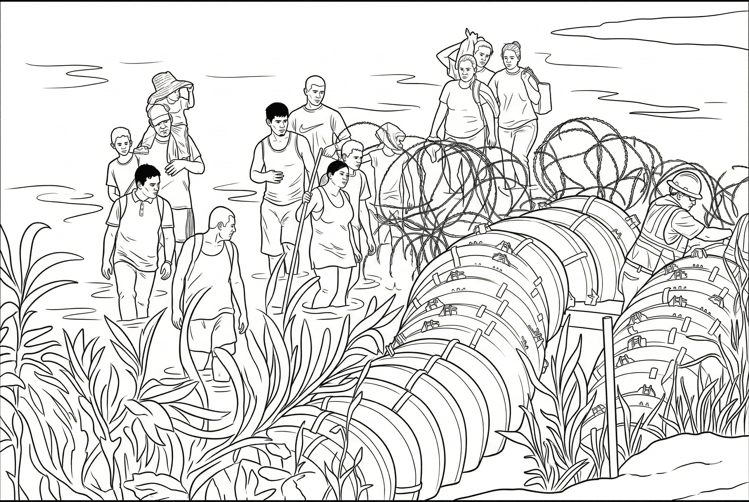 The Rio Grande Razor Wire