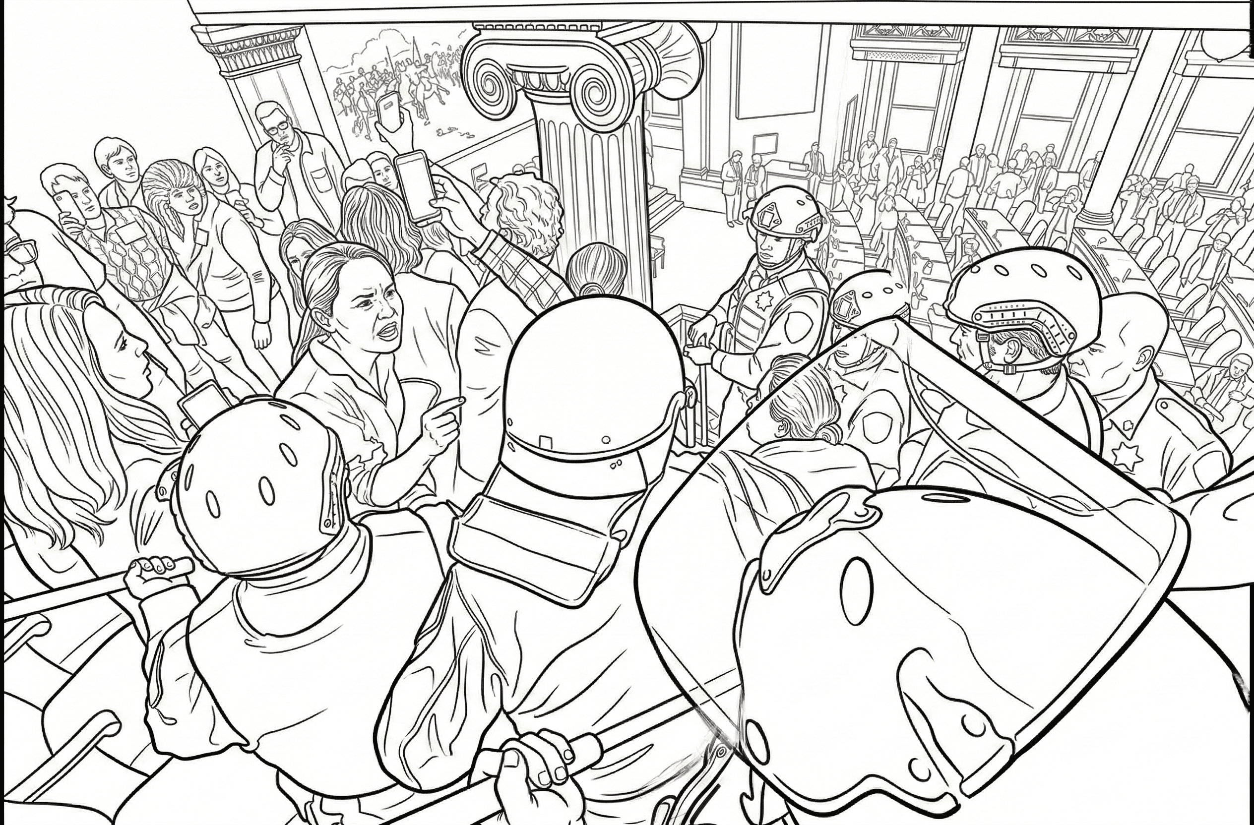 The Arrest of Zephyr's Supporters